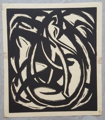 Linogravură - Mattis-Teutsch, Hans; Compoziție