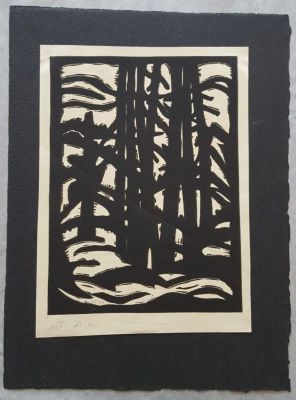 Linogravură - Mattis-Teutsch, Hans; Peisaj I