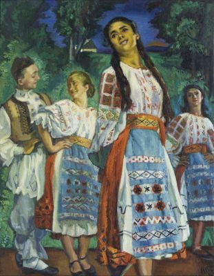 Pictură de șevalet - Iser, Iosif; Dans românesc