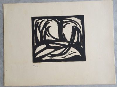 Linogravură - Mattis-Teutsch, Hans; Compoziție