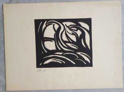 Linogravură - Mattis-Teutsch, Hans; Compoziție
