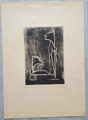 Linogravură - Mattis-Teutsch, Hans; Compoziție