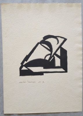 Linogravură - Mattis-Teutsch, Hans; Compoziție