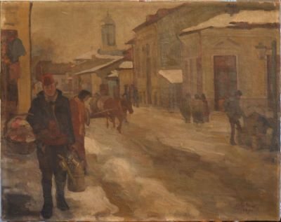 pictură de șevalet - Strâmbu(lescu), Ipolit; Calea Rahovei