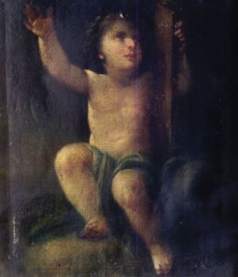 pictură - Tattarescu, Gheorghe; Îngeraș cu crucea