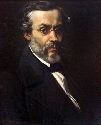 pictură de șevalet - Aman, Theodor; Portretul lui Cezar Bolliac