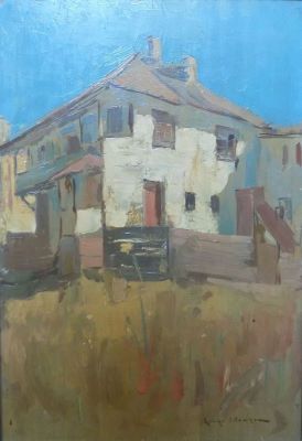 pictură de șevalet - Petrașcu, Gheorghe; Casă (Casa Procopoaiei)
