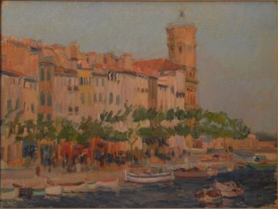 pictură de șevalet - Steriadi, Jean Alexandru; Port