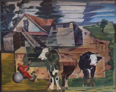 pictură de șevalet - Maxy, Max Hermann; Vaci