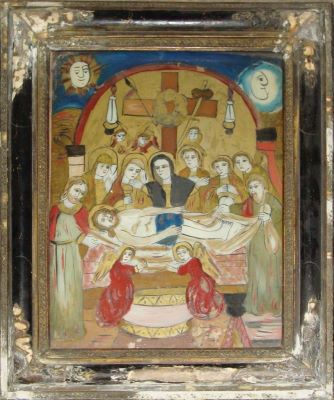 icoană - Prodan, Maria (?); Prohodul lui Iisus