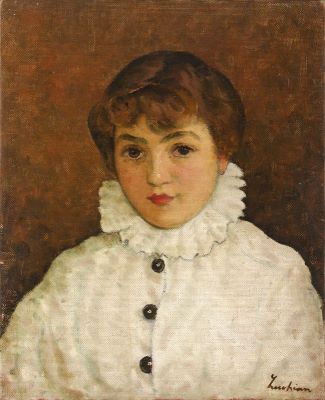 pictură de șevalet - Luchian, Ștefan; Pierrot
