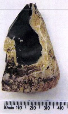 așchie; Èclat cortical