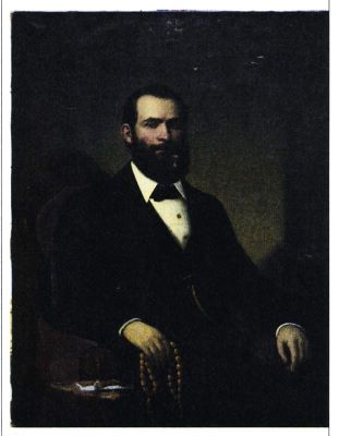 pictură de șevalet - Szathmári, Carol Popp de; Portret de bărbat