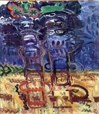 pictură de șevalet - Țuculescu, Ion; Sfântul Ilie