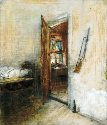 pictură de șevalet - Hollosi, Simion Corbul; Interior