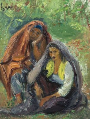 pictură de șevalet - Iser, Iosif; Două tătăroaice