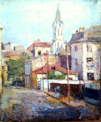 pictură de șevalet - Steriadi, Jean Alexandru; Strada Luterană