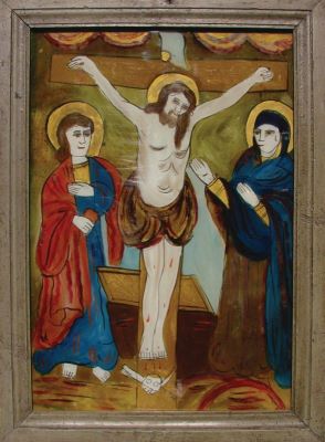 icoană - Prodan, Maria (?); Răstignirea lui Iisus