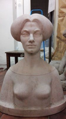 ronde-bosse - Baraschi (Mușat), Constantin; Portret