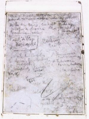 Joseph Hardtmuth; Placă Notes de birou