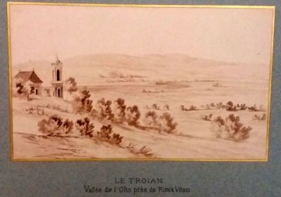 pictură - Trenk, Henri; Valea Oltului