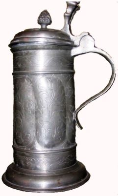 M. F. (?); Cană cu capac