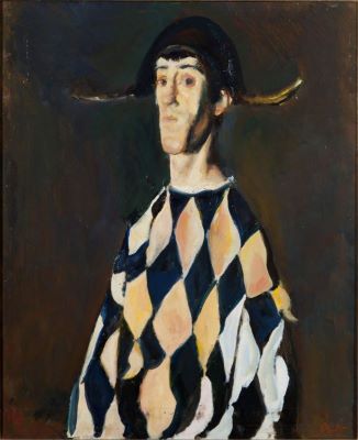 pictură de șevalet - Baba, Corneliu; Arlechin